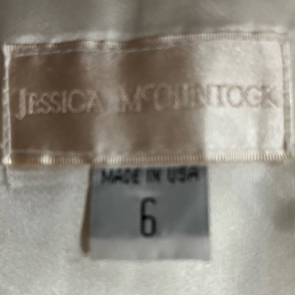 Jessica McClintock wedding style dress worn once for senior prom. It was $500... - Picture 3 of 3